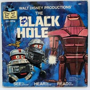 Walt Disney The Black Hole Read-Long Children’s Picture Book and Record 1979